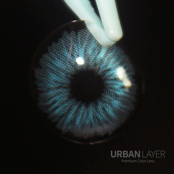 Aurora Blue Circle Lenses | 1 Year