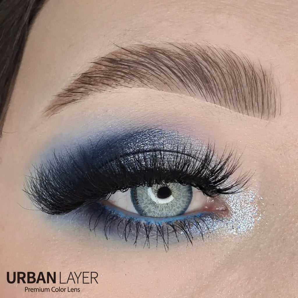 Brooklyn Gray Circle Lenses | Yearly Lens