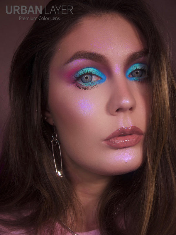 Brooklyn Gray Circle Lenses | Yearly Lens