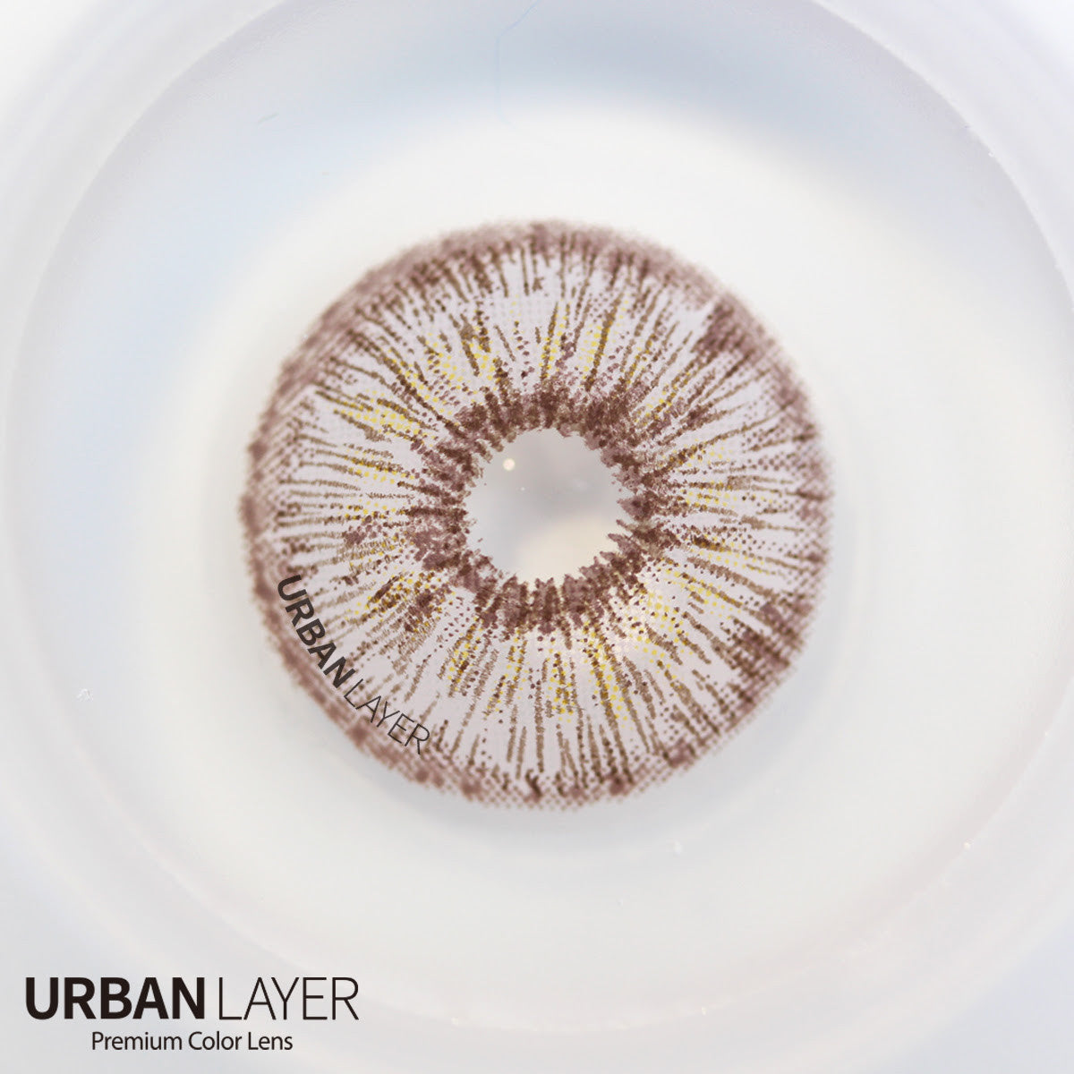 Brown Rain Circle Lenses | Yearly Lens Secondary image