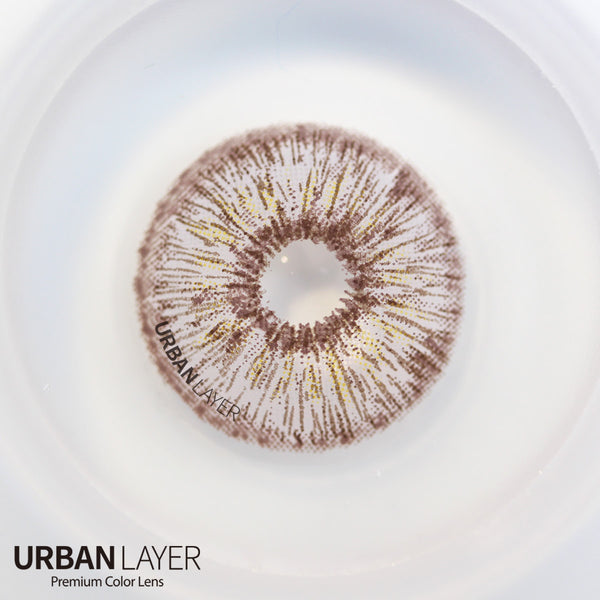 Brown Rain Circle Lenses | Yearly Lens