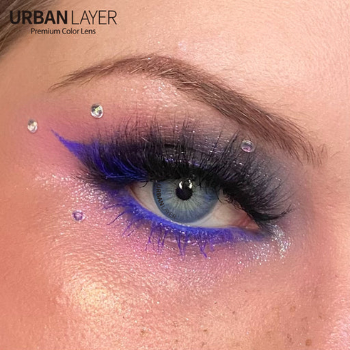 Chelsea Blue Colored Lenses | Yearly