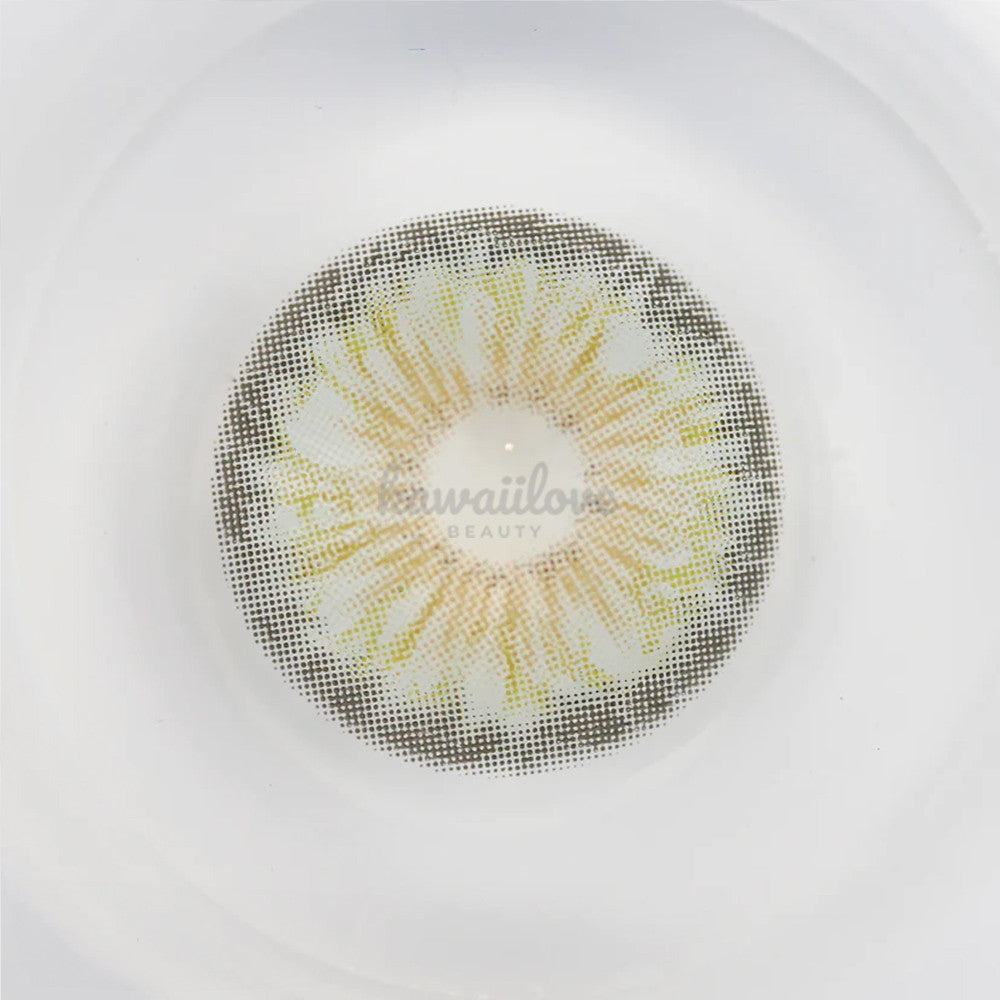 Cleopatra Gray circle lens colored contacts by Urban Layer. Fast shipping available for these beautiful grey lenses for the USA.