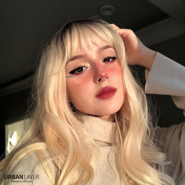 Cloud Black Circle Lenses | Yearly Contacts