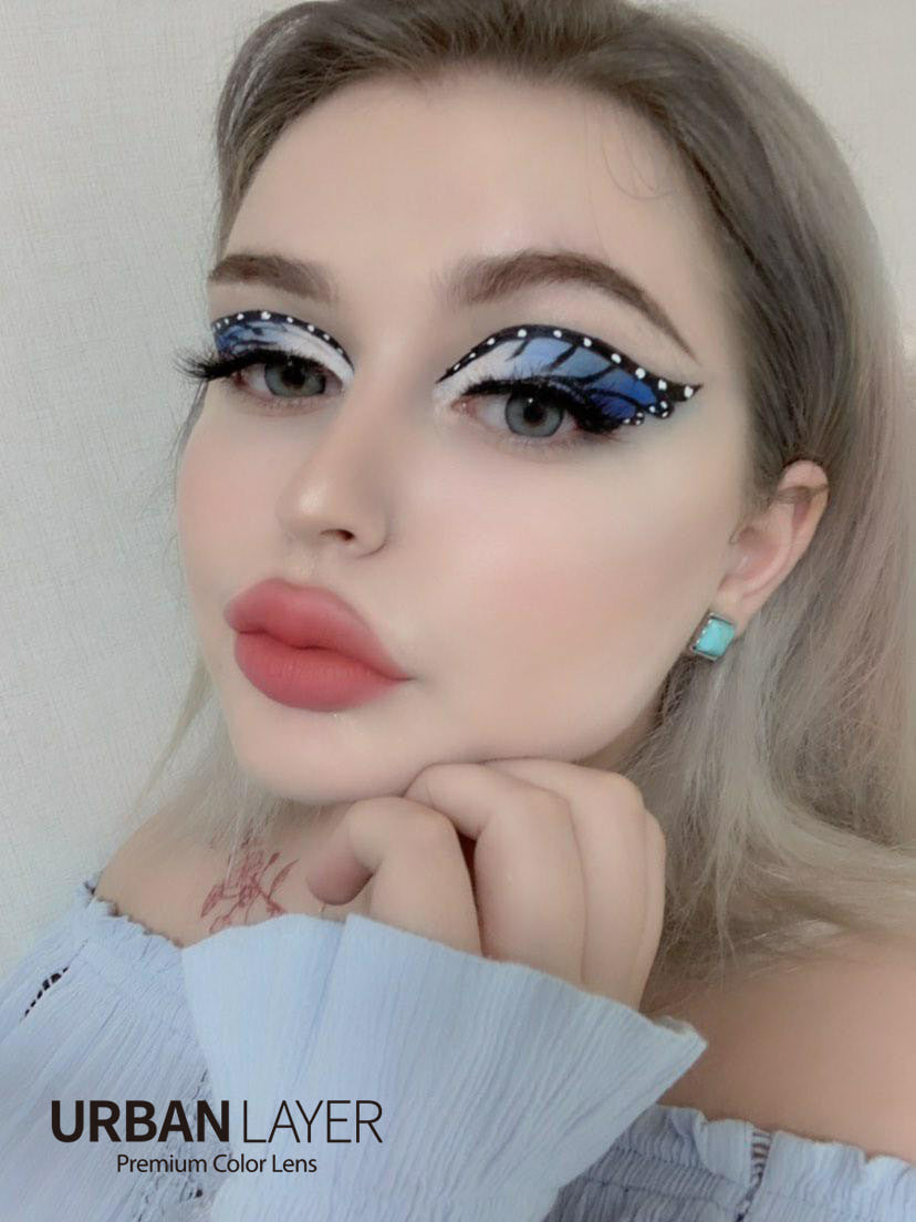 Cloud R Blue Circle Lenses | 1 Year