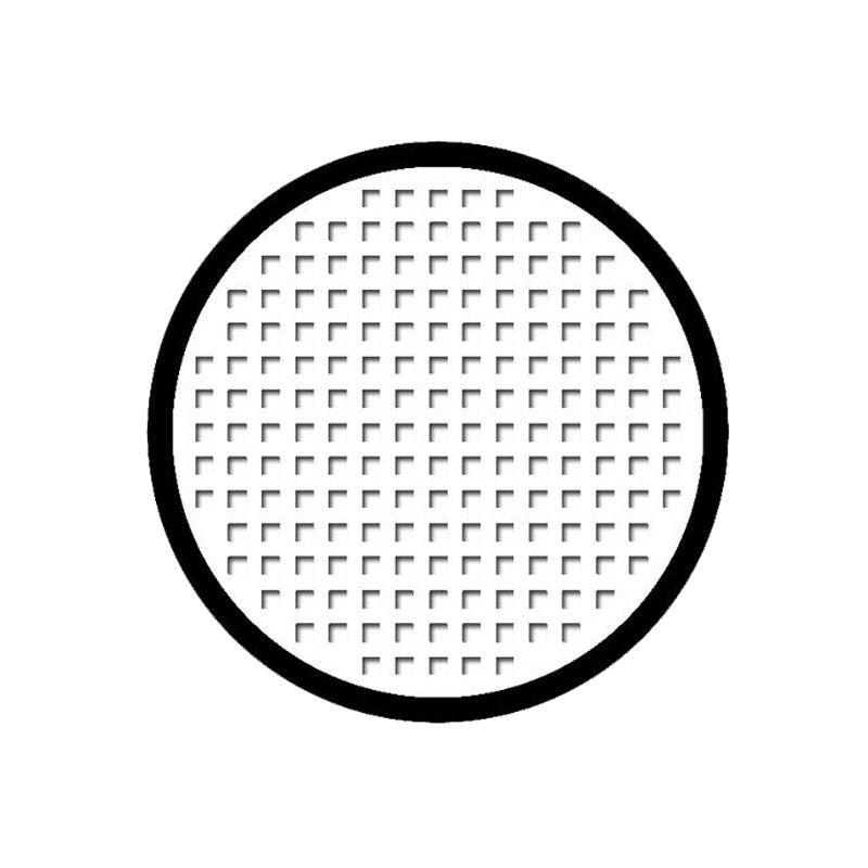 17mm White Mesh R Mini Sclera Circle Lenses | Yearly
