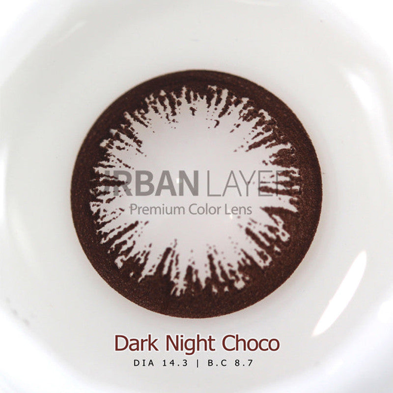 Dark Night Choco Circle Lenses | Yearly
