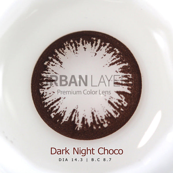 Dark Night Choco Circle Lenses | Yearly