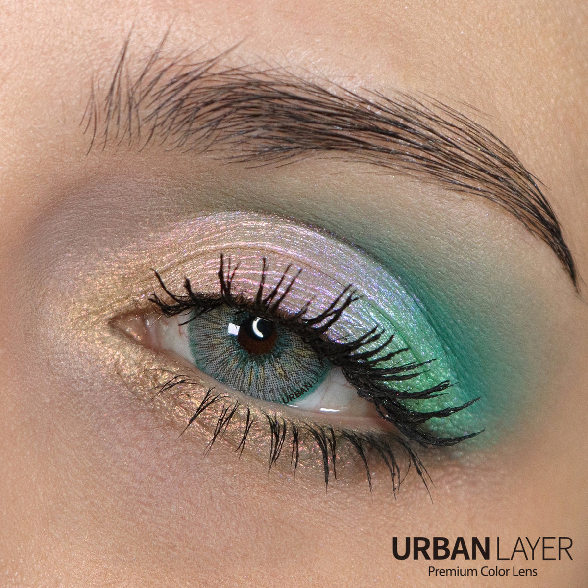 Emerald Rain Circle Lenses | Yearly Lens