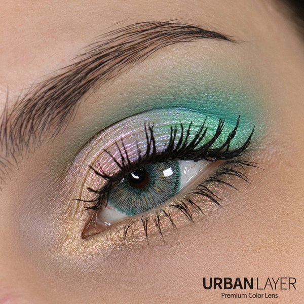 Emerald Rain Circle Lenses | Yearly Lens