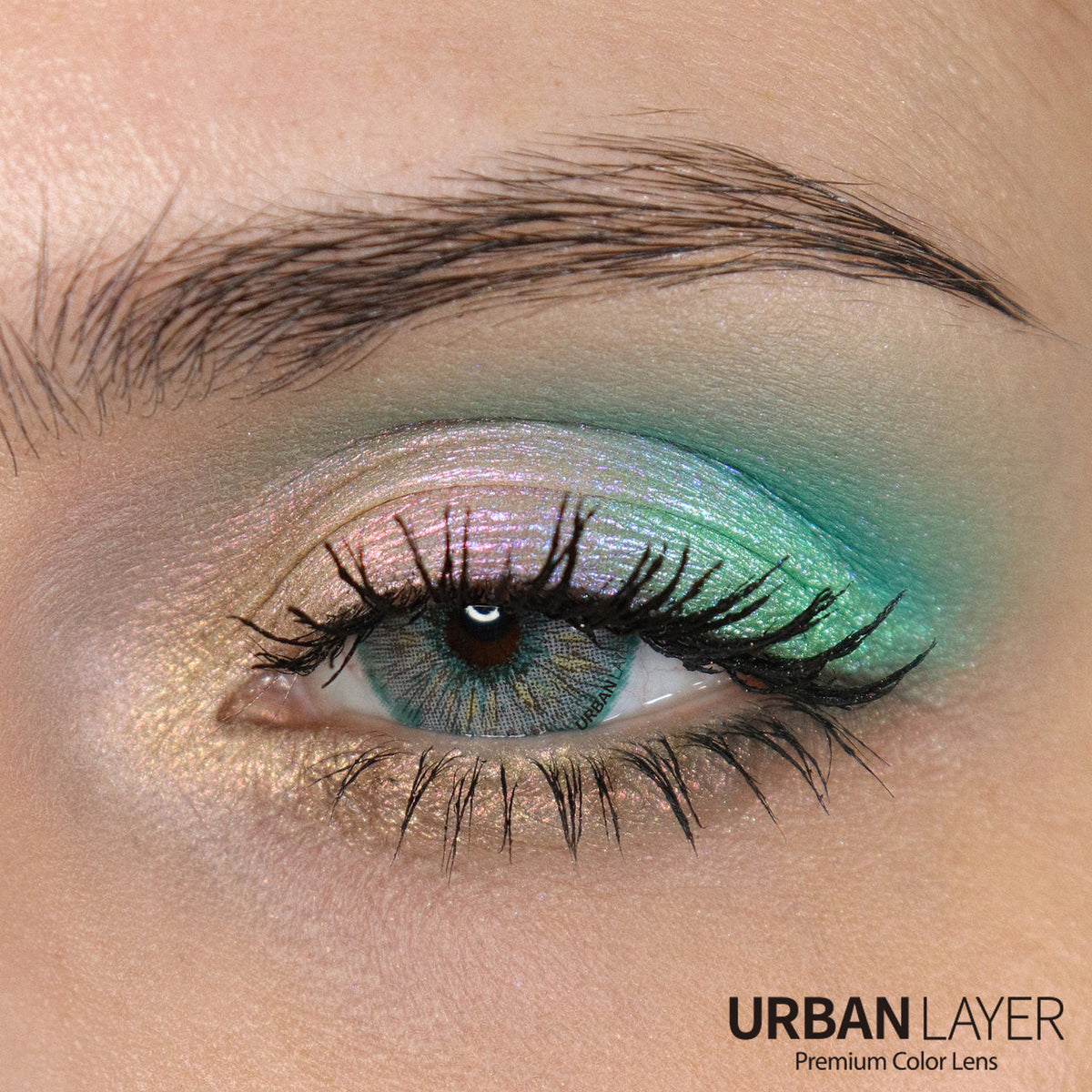 Emerald Rain Circle Lenses | Yearly Lens