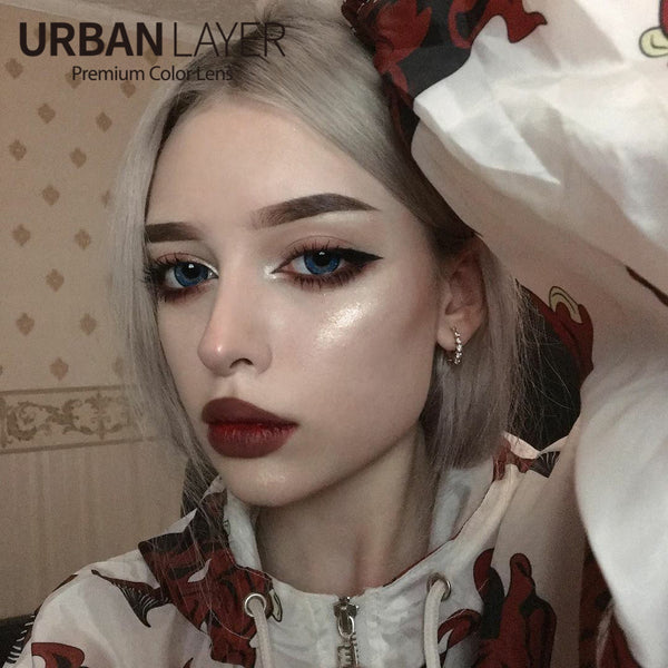 Urban Layer Galaxy Blue circle lenses
