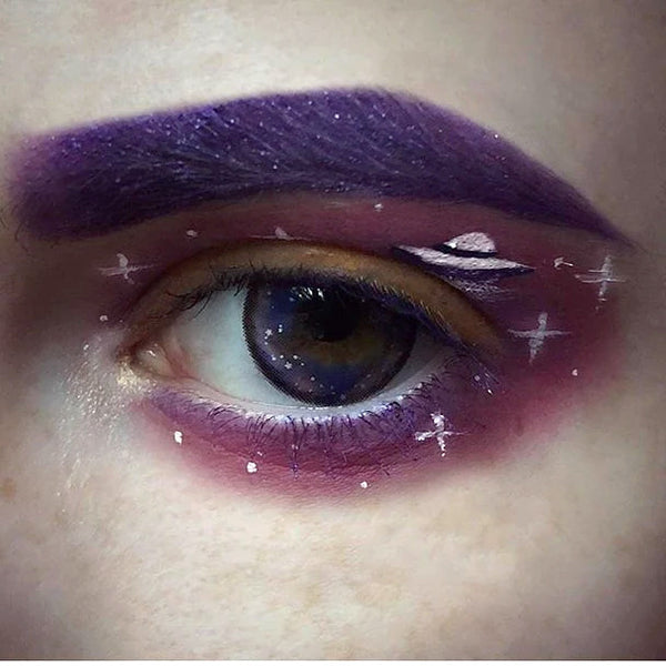 Galaxy Violet circle lenses make your eyes twinkle like stars in space