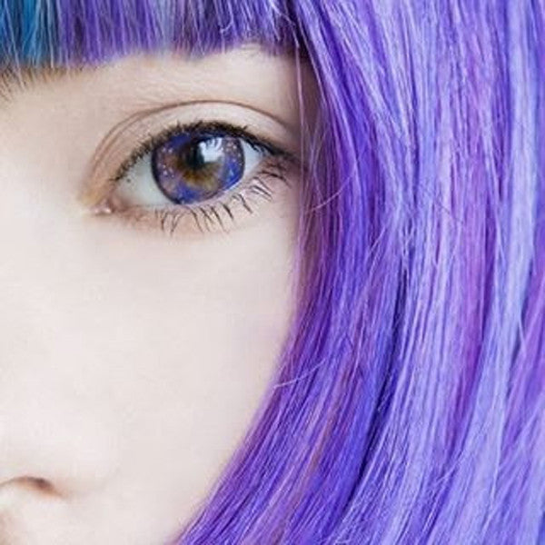 Galaxy Violet Circle Lenses | 1 Year Secondary image