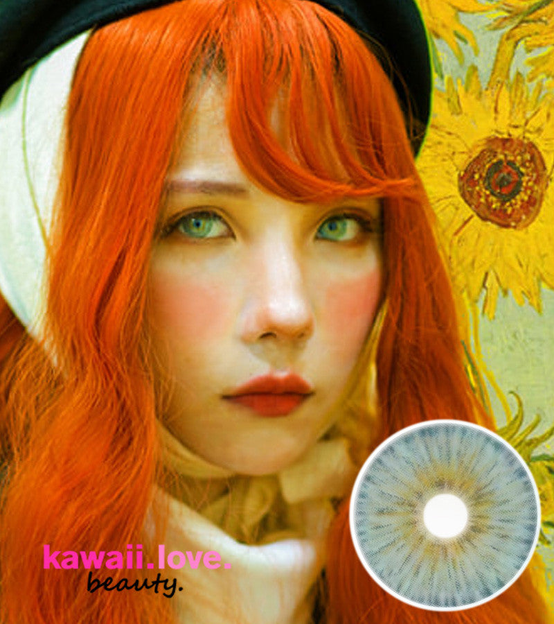 Gogh Gray Circle Lenses | Yearly Secondary image