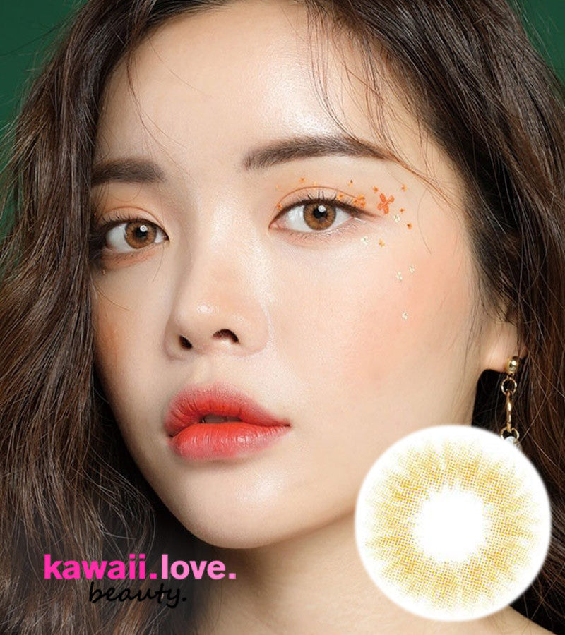 Urban Layer Havana Brown are unique designer cosmetic lenses that are one of the most popular styles in S. Korea! These beautiful lenses enhance your natural irises with 3 tone blended brown color to provide the most natural look, to fool anyone into thinking you were born with them! Each pair of authentic Havana Brown colored contacts comes with a free cute lens storage case and ships fast from the USA. Main image