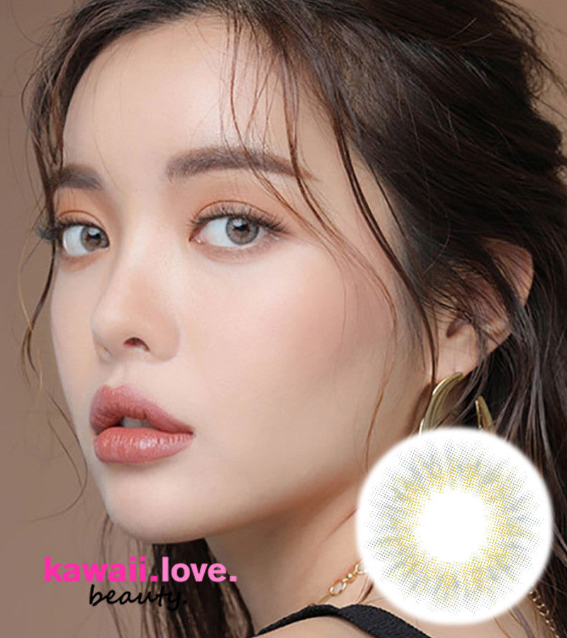 Urban Layer Havana Gray are unique designer grey cosmetic lenses that are one of the most popular styles in S. Korea! These beautiful lenses enhance your natural irises with 3 tone blended grey color to provide the most natural look, to fool anyone into thinking you were born with them! Each pair of authentic Havana Gray colored contacts comes with a free cute lens storage case and ships fast from the USA. Main image