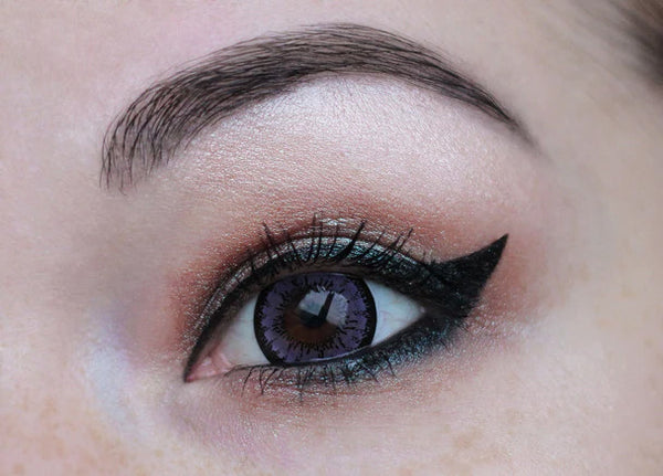 Kara Violet Circle Lenses | 1 Year