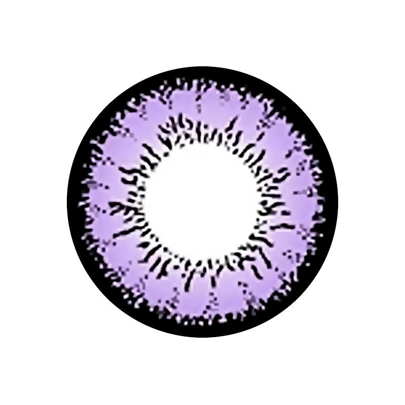 Kara Violet circle lenses (similar to Super Angel/Candy Violet) are super cute big eye dolly contact lenses that enlarge and define with its thick black limbal ring and lovely purple color. This must have violet pair ships fast and *free from the USA.