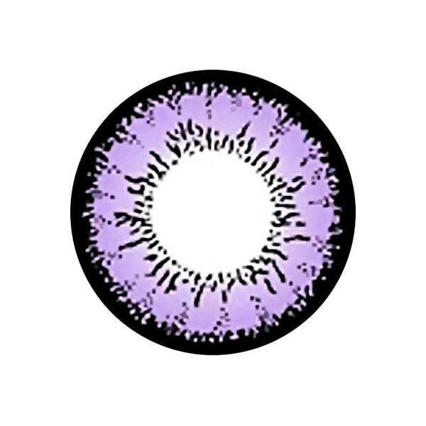 Kara Violet circle lenses (similar to Super Angel/Candy Violet) are super cute big eye dolly contact lenses that enlarge and define with its thick black limbal ring and lovely purple color. This must have violet pair ships fast and *free from the USA.
