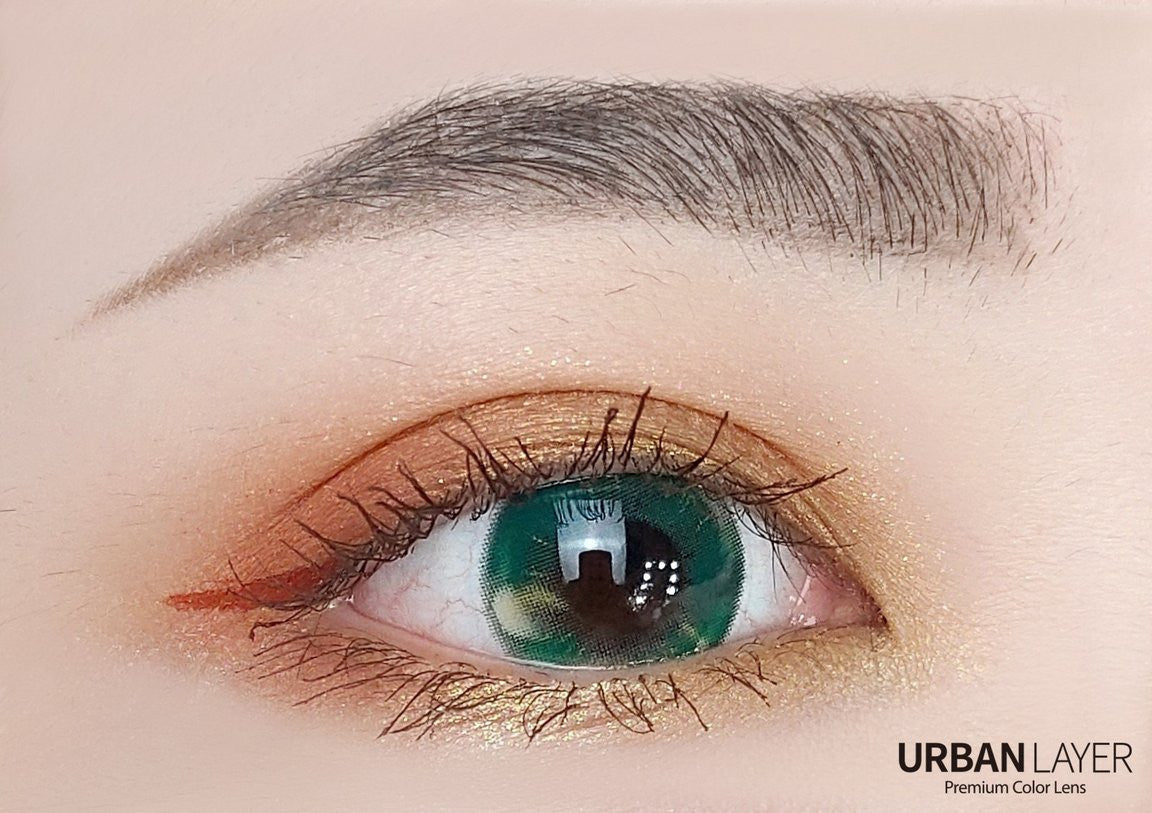 Kawaii Green Circle Lenses