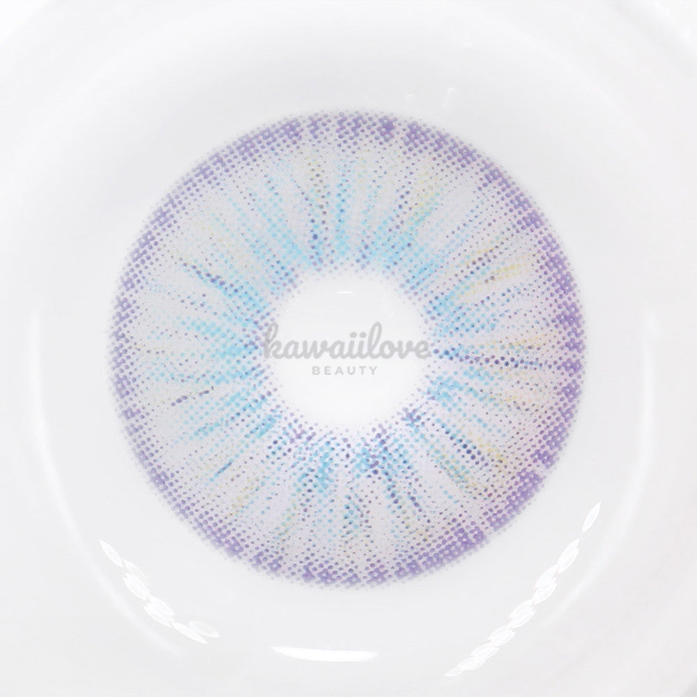 Urban Layer Las Vegas N Ash Blue circle lenses, featuring a 5-tone hand-painted design for a natural color change. Made with silicone hydrogel for comfort, these affordable designer colored contacts offer a stunning fantasy blue look. Fast shipping available from the USA.