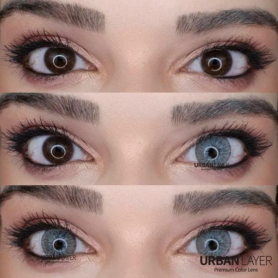 Mercury Gray Circle Lenses | 1 Year