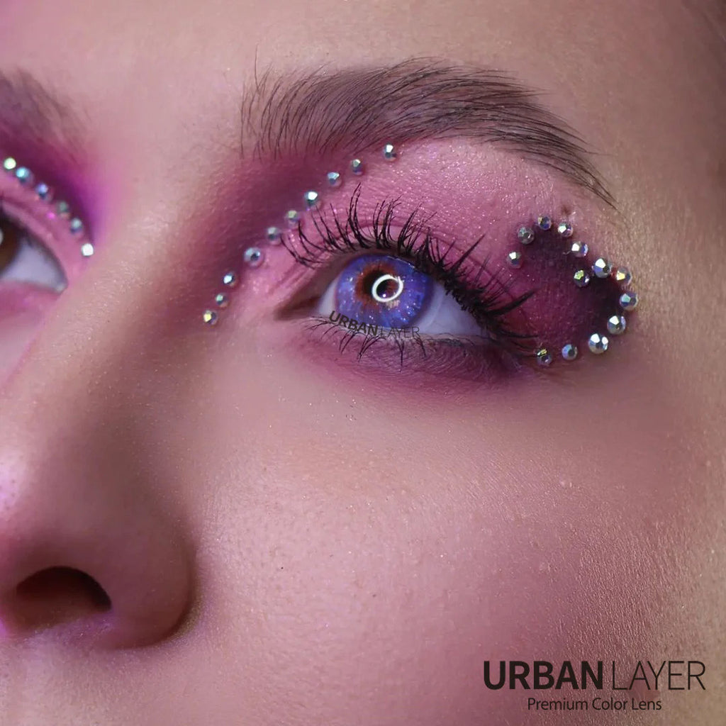 Milky Way Violet Circle Lenses | Yearly Lens