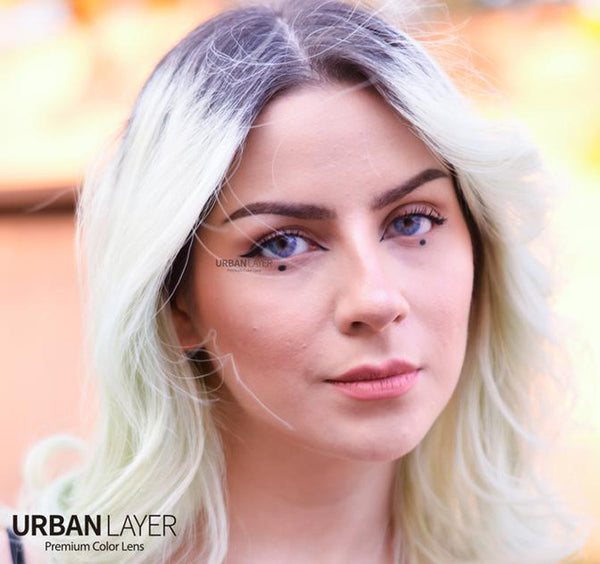 Monet Blue Circle Lenses | Yearly Lens