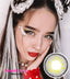 Urban Layer Nairobi R Gray circle colored lenses feature a subtle leopard print design and a dark outer limbal ring for a cute and unique dolly eye look. These authentic and high quality silicone hydrogel grey colored contacts ship fast and *free from the USA and come with a free contact lens case.