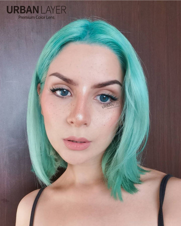 Urban Layer New York N natural hand painted effect colored contacts