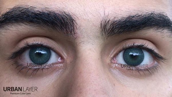 New York N Deep Green Circle Lenses | 1 Year