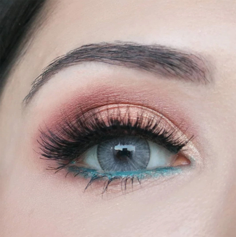 New York N Gray Circle Lenses | 1 Year Secondary image