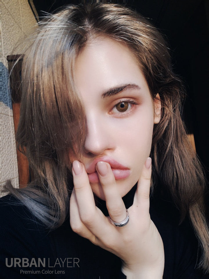 New York N Hazel Circle Lenses | 1 Year