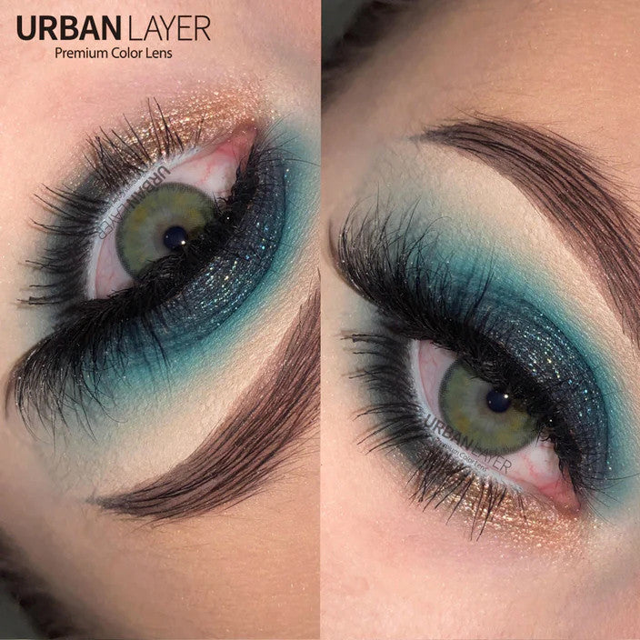 Olivia Green Colored Lenses | 1 Year Secondary image
