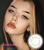 Channel your inner snow queen and be cool as ice with these beautiful Polar Gray colored contact lenses with eye defining circle rim (USA stock) by Urban Layer, shipping fast and *free