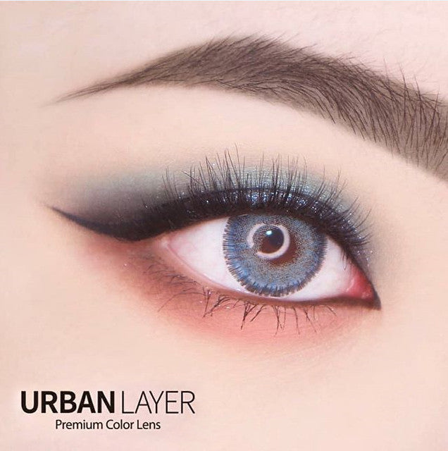 Sakura Blue circle lenses by Urban Layer
