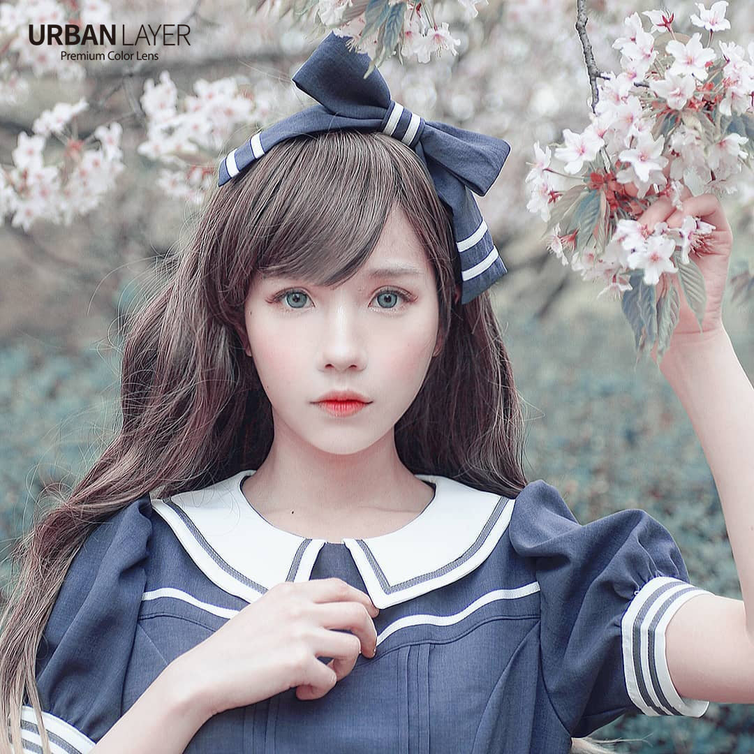 Sakura Blue circle lenses by Urban Layer are 100% authentic and ship fast from the USA Main image