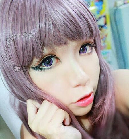 Sunny Girl Violet Circle Lenses Main image