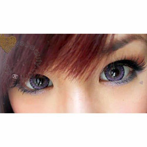 Sunny Girl Violet Circle Lenses Secondary image