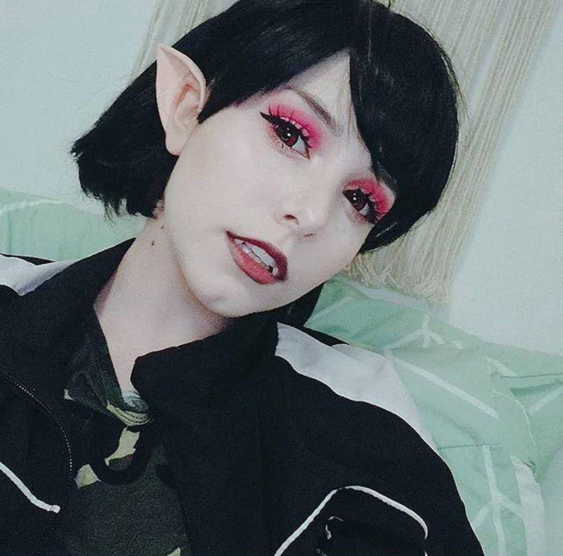 Vampire and other cosplay and Halloween looks are perfectly executed with Urban Layer Tokyo Red silicone hydrogel circle lens contacts that feature vibrant, opaque color. We ship fast from the USA.