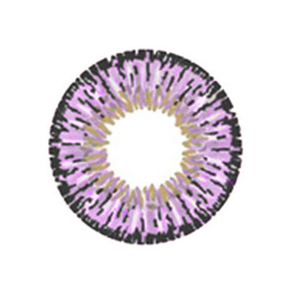 Eye to Eye Violet authentic Korean circle lenses are special colored contacts for cosplay and alternative looks. These striking dolly purple contact lenses ship fast from the USA and come with a free lens case for storage.