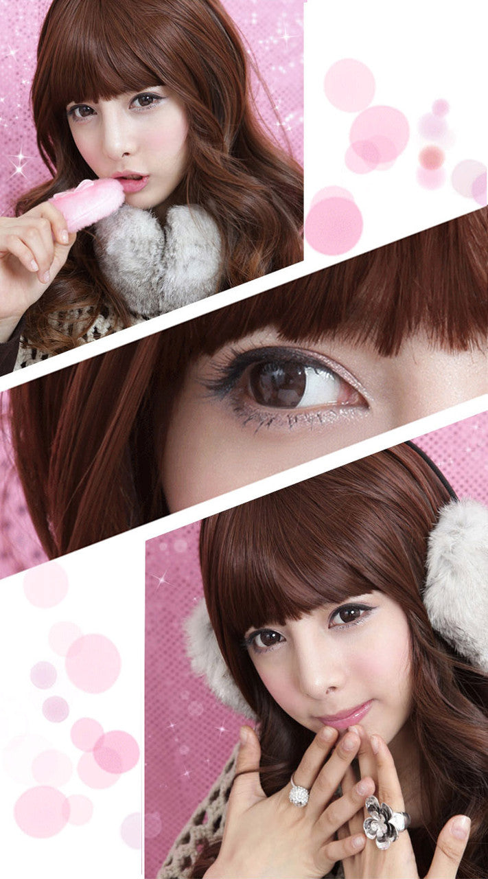 Geo Choco WBC-104 brown circle lenses