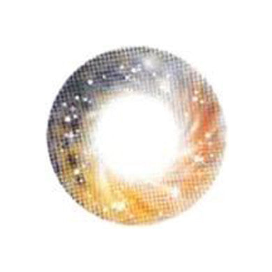 QLo Brown 7 Color Galaxy Circle Lenses