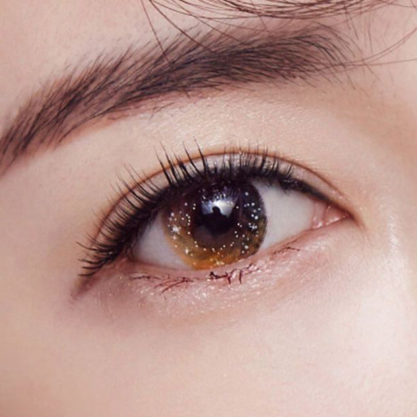 QLo Brown 7 Color Galaxy Circle Lenses