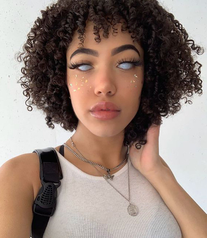 Crazy White Mesh Lenses | Yearly