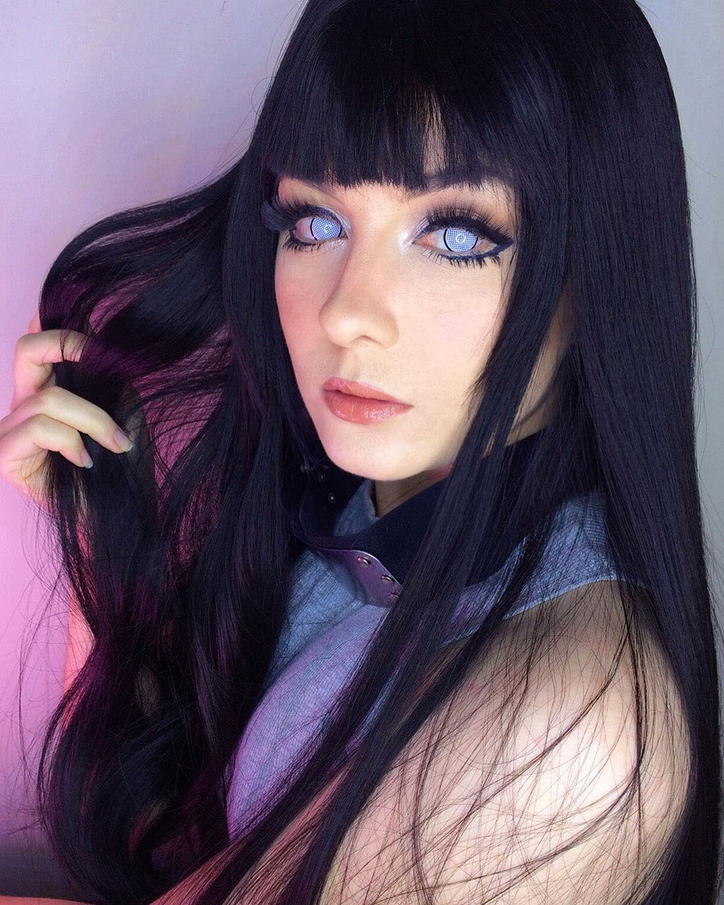 White Mesh R Circle Lenses | 1 Year