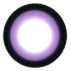 Geo WIA21 Sakura Violet circle lens design detail.