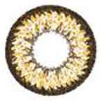 Design detail, Geo Super Nudy Brown XCH624 circle lenses.