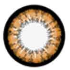 Hyper sized Angel Brown circle lenses for Barbie doll eyes, ship fast and *free from the USA